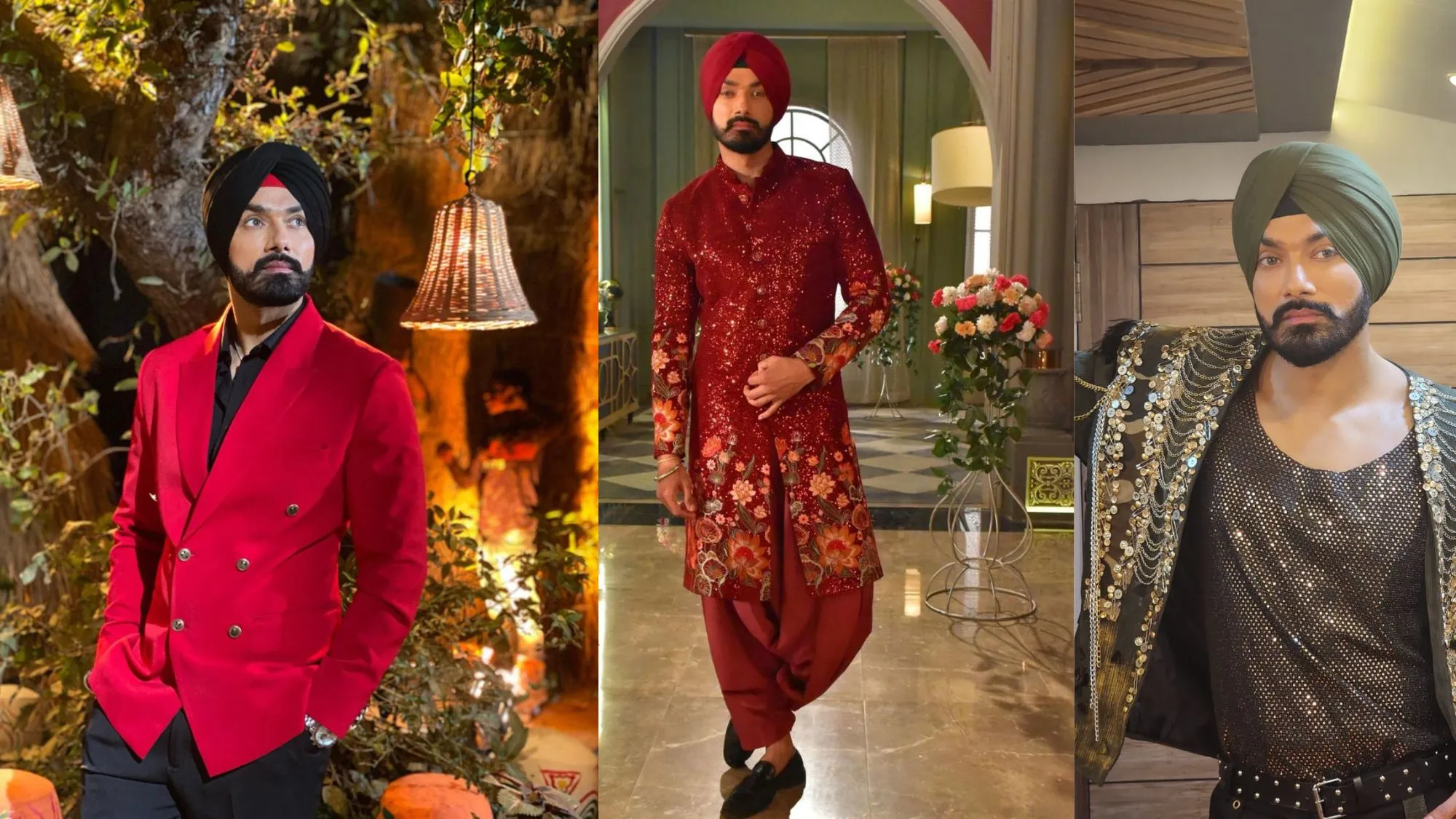 Avinesh Rekhi uses his own turbans in his show