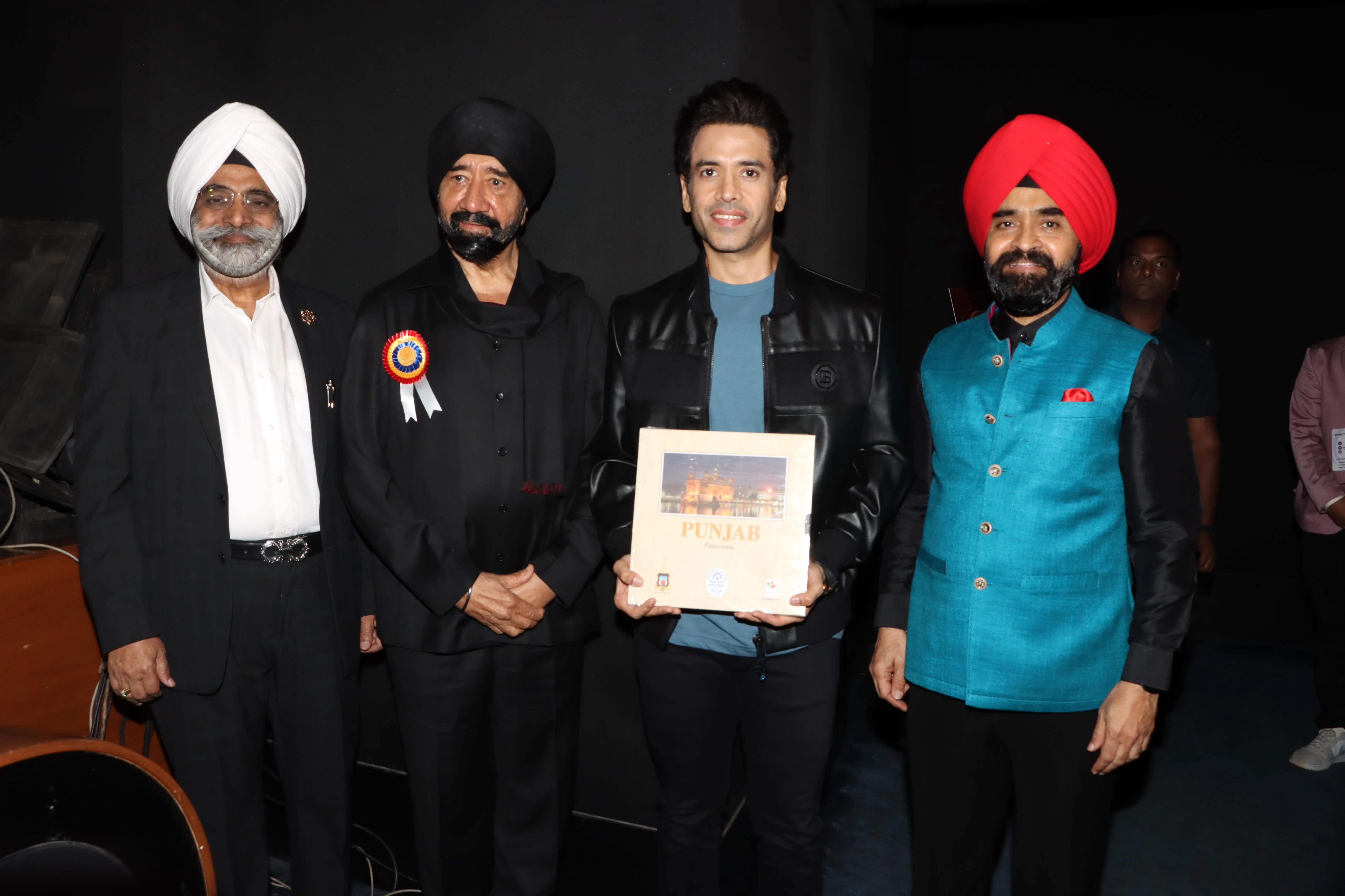 Gurinder Singh Bawa with Tushar Kapoor and Charan Singh Sapra