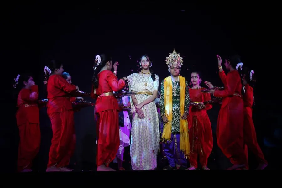Students Of Mount Litera School International Performing A New Rendition Of Mahabharta