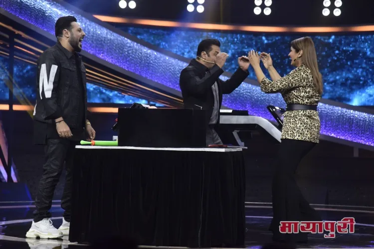Salman Khan shakes a leg with Raveena Tandon and Badshah on Dus Ka Dum
