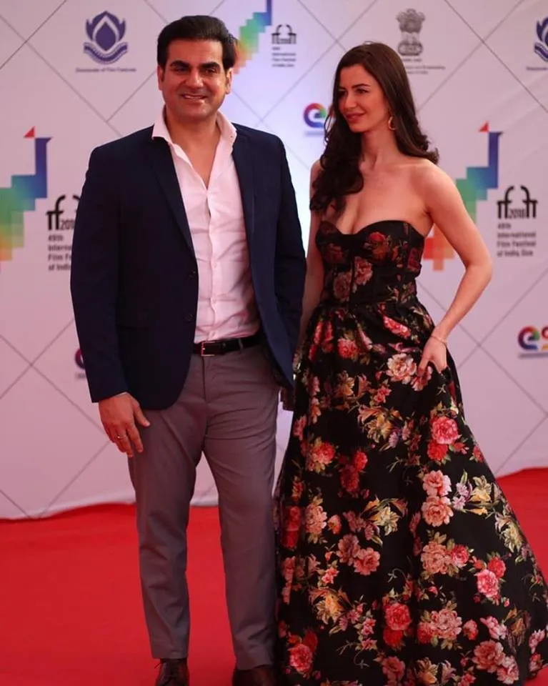 Arbaz Khan and Giorgia Andriani