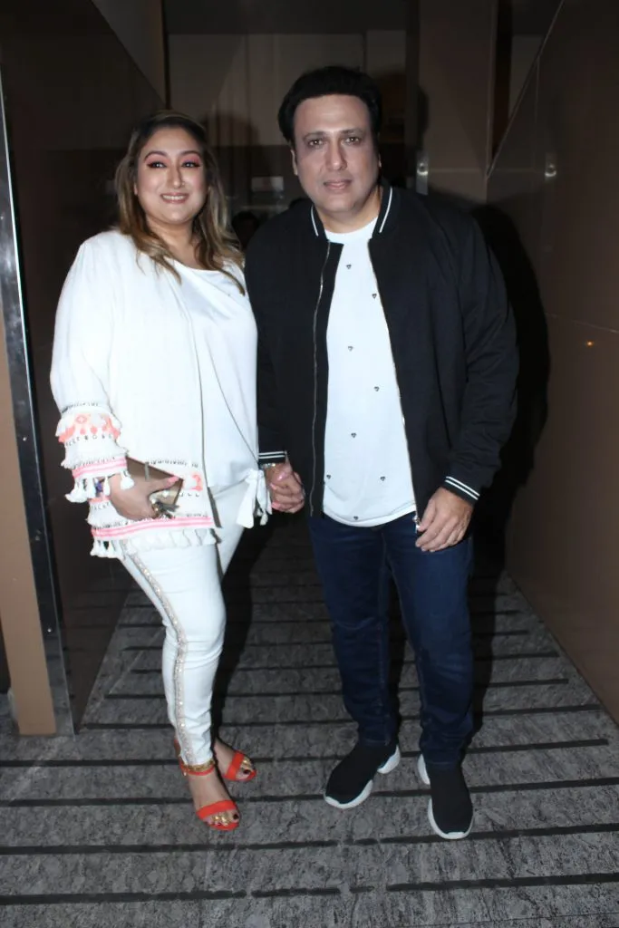 Govinda and his wife Sunita 