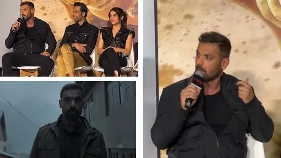 John Abraham loses cool after his films are called repetitive at Vedaa  trailer launch: 'Can I call out idiots?' Watch | Bollywood - Hindustan Times