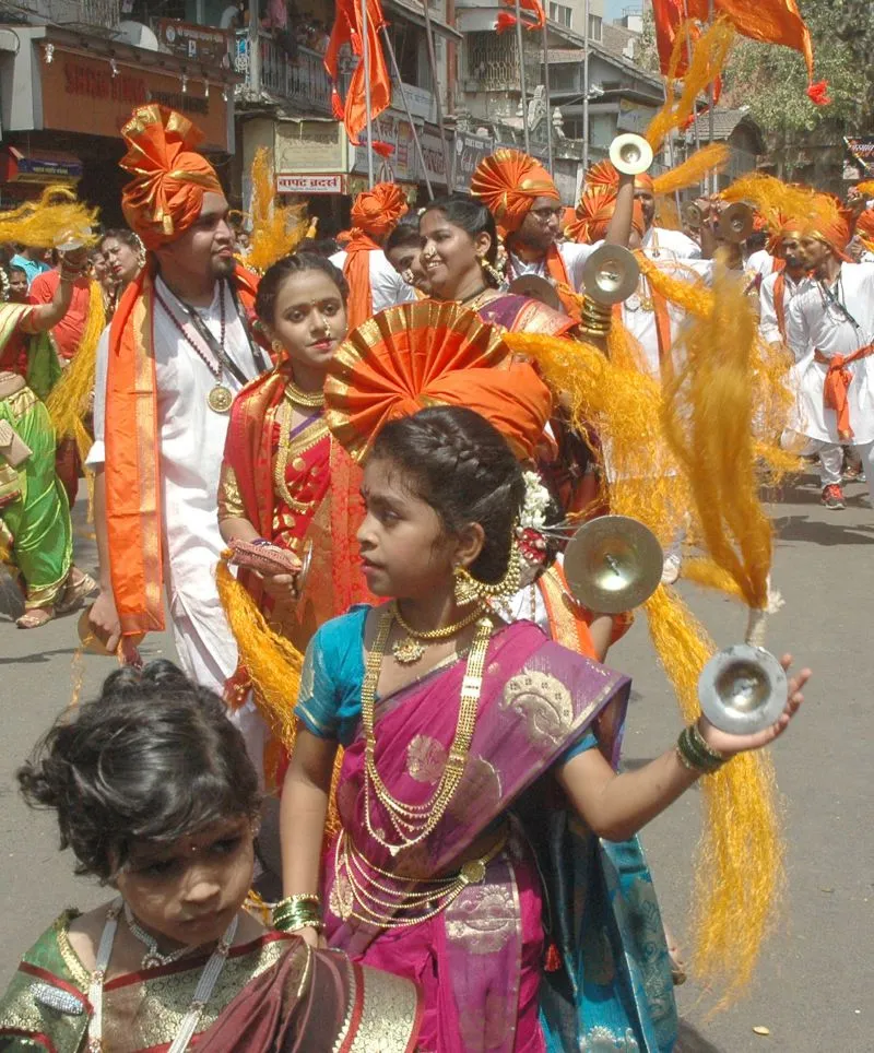 मुंबई में मराठी हिंदुओं ने शानदार अंदाज़ में मनाया गुड़ी पड़वा का त्यौहार