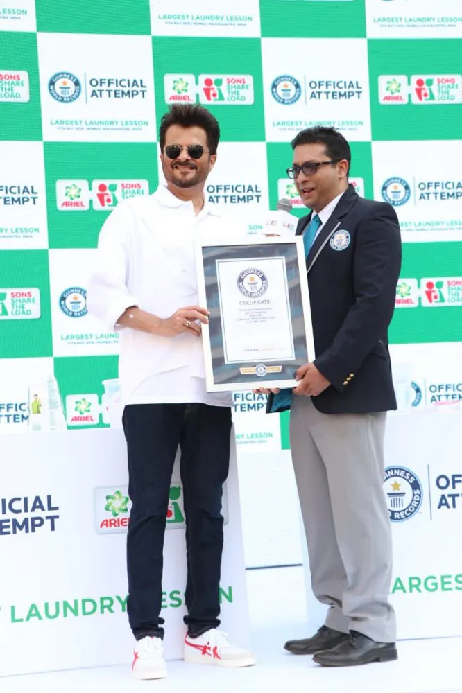 एरियल के सबसे बड़े लॉन्ड्री लेसन में शामिल हुए अनिल कपूर