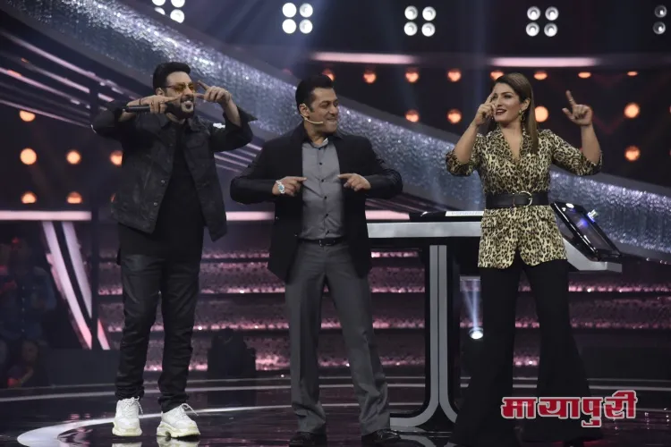 Salman Khan shakes a leg with Raveena Tandon and Badshah 