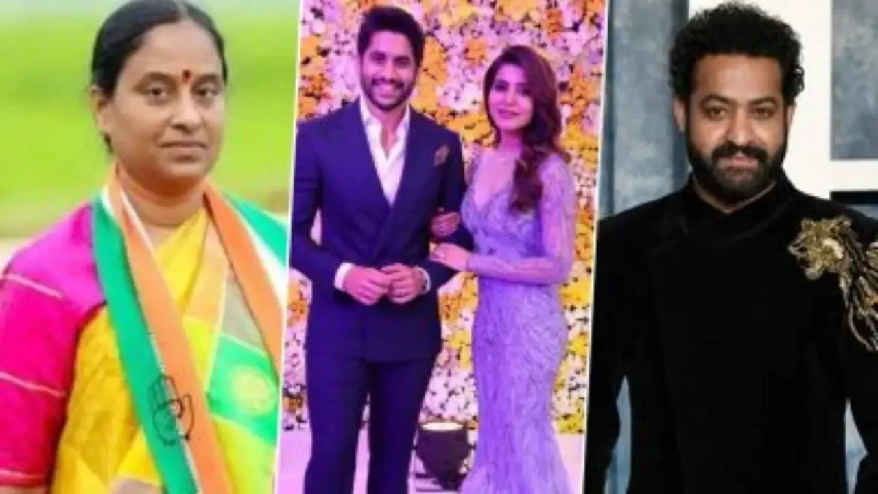 Samantha और Naga Chaitanya के तलाक को पॉलिटिकल इशू बनाने वाली मंत्री पर बरसे  Jr NTR, दे डाली ये नसीहत