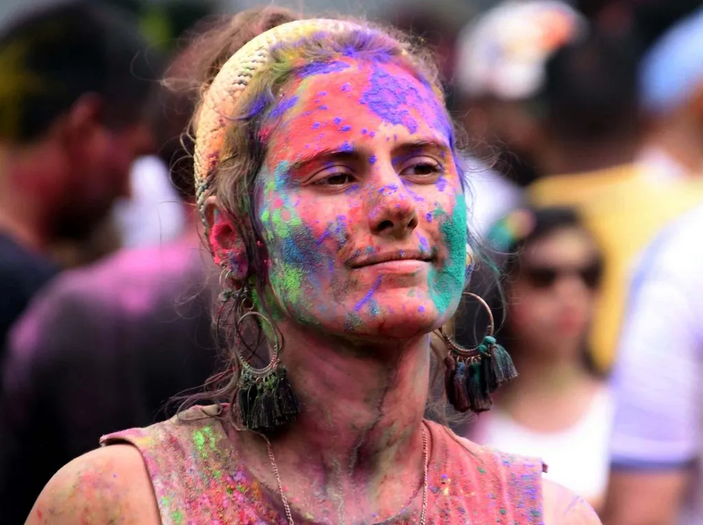 Actress Ankita Lokhande, Youngsters And People Celebrate Colourful Holi Festival In Mumbai On Tuesday