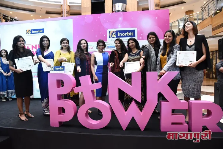 Inorbit Pink Power winners strike a pose with youth icon Malishka 