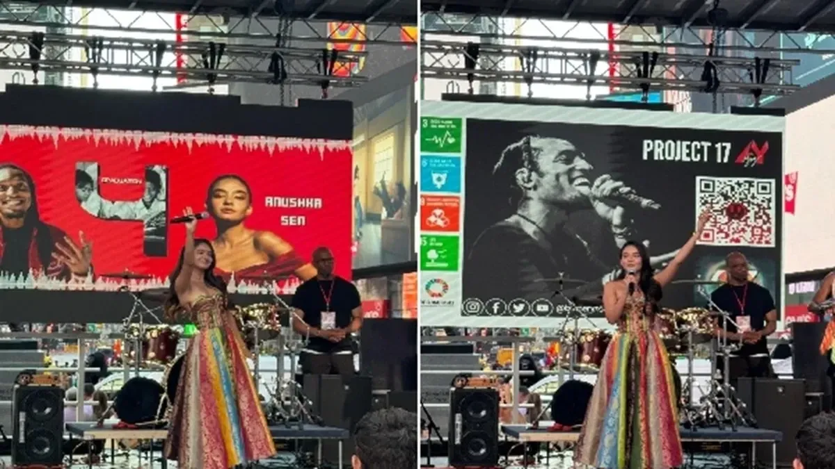 Anushka Sen Creates History! Becomes The First Indian To Perform At Times Square, The Heart of New York!