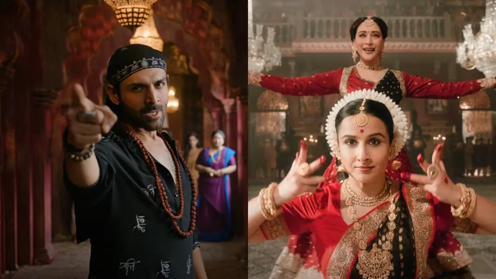 Bhool Bhulaiyaa 3 trailer: Madhuri Dixit and Vidya Balan's Manjulikas face  off against Kartik Aaryan's Rooh Baba in this horror comedy. Watch |  Bollywood News - The Indian Express