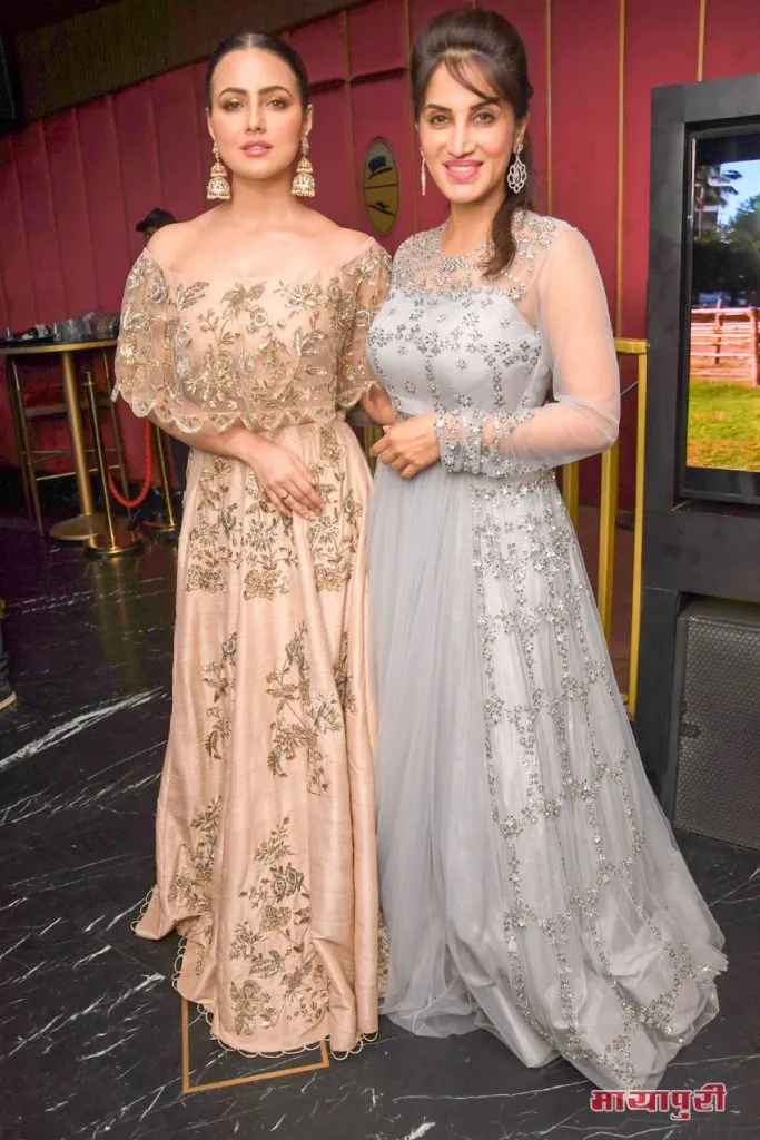 Sana Khan with Smita Gondkar