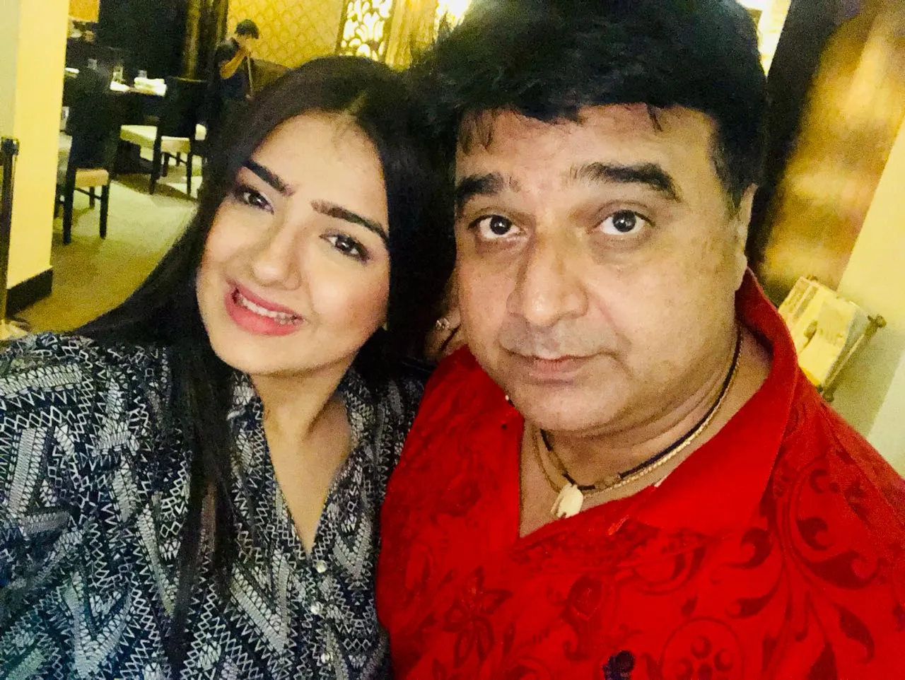 Raashi Bawa along with her dad from Sony SAB