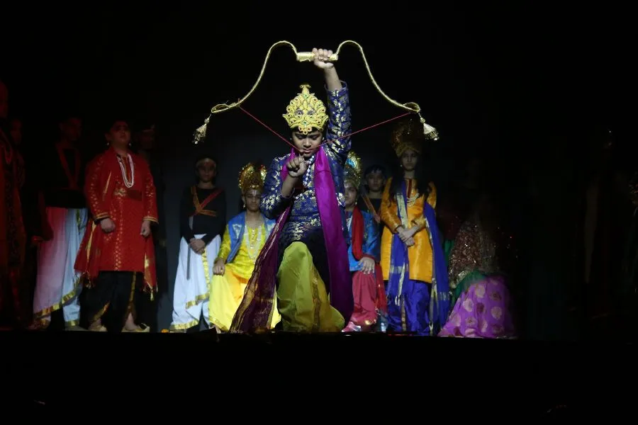 Students Of Mount Litera School International Performing A New Rendition Of Mahabharta