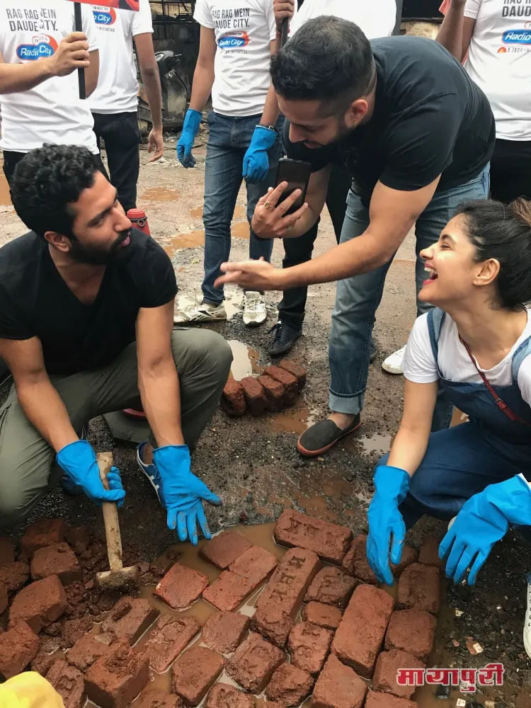 RJ Salil, Vicky Kausha,l RJ Archana 