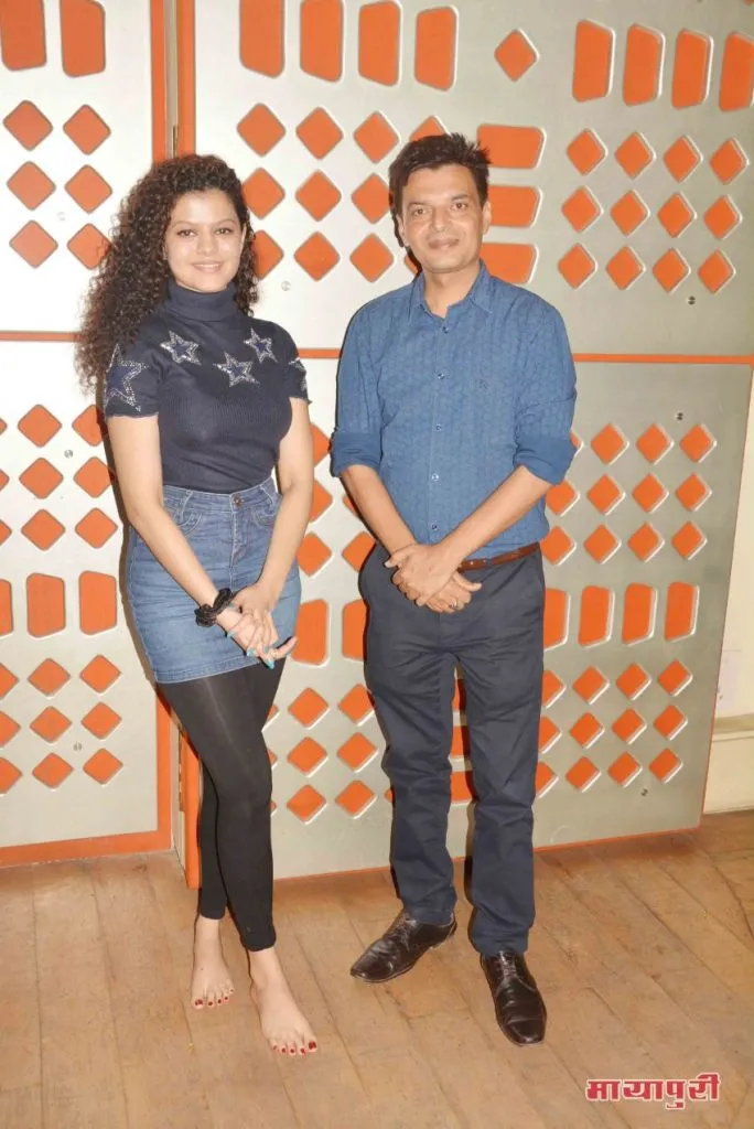 Palak Muchhal with Director Satyajeet Mishra 