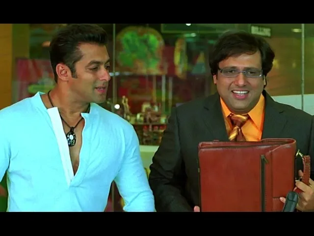 Govinda introduces Salman Khan to his lady love - Partner - YouTube