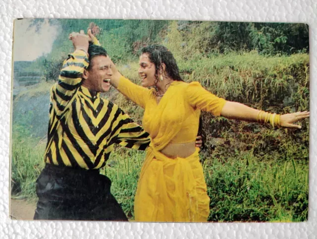 BOLLYWOOD ACTOR MITHUN Chakraborty Shilpa Shirodkar Original Post card  Postcard $22.08 - PicClick