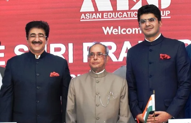 Sandeep Marwah, Pranab Mukherjee