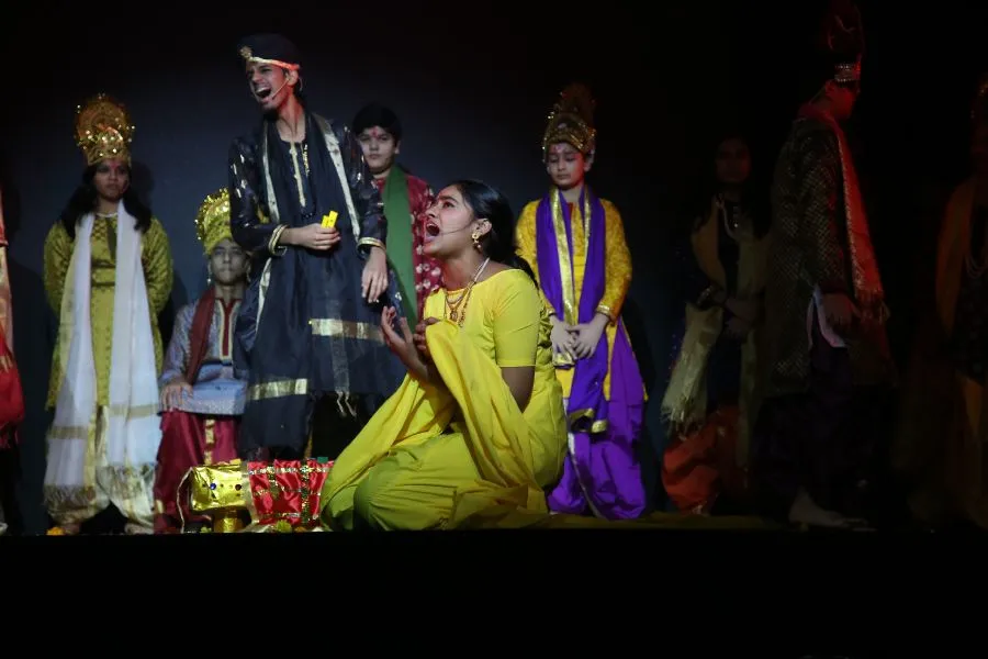 Students Of Mount Litera School International Performing A New Rendition Of Mahabharta