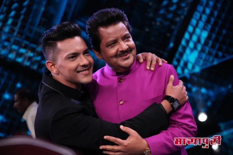 Aditya Narayan and Udit Narayan on the 