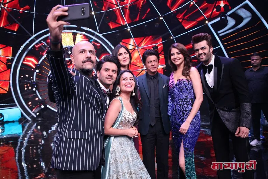 Vishal Dadlani, Javed Ali, Neha Kakkar, Katrina Kaif, Shah Rukh Khan, Anushka Sharma, Maniesh Paul