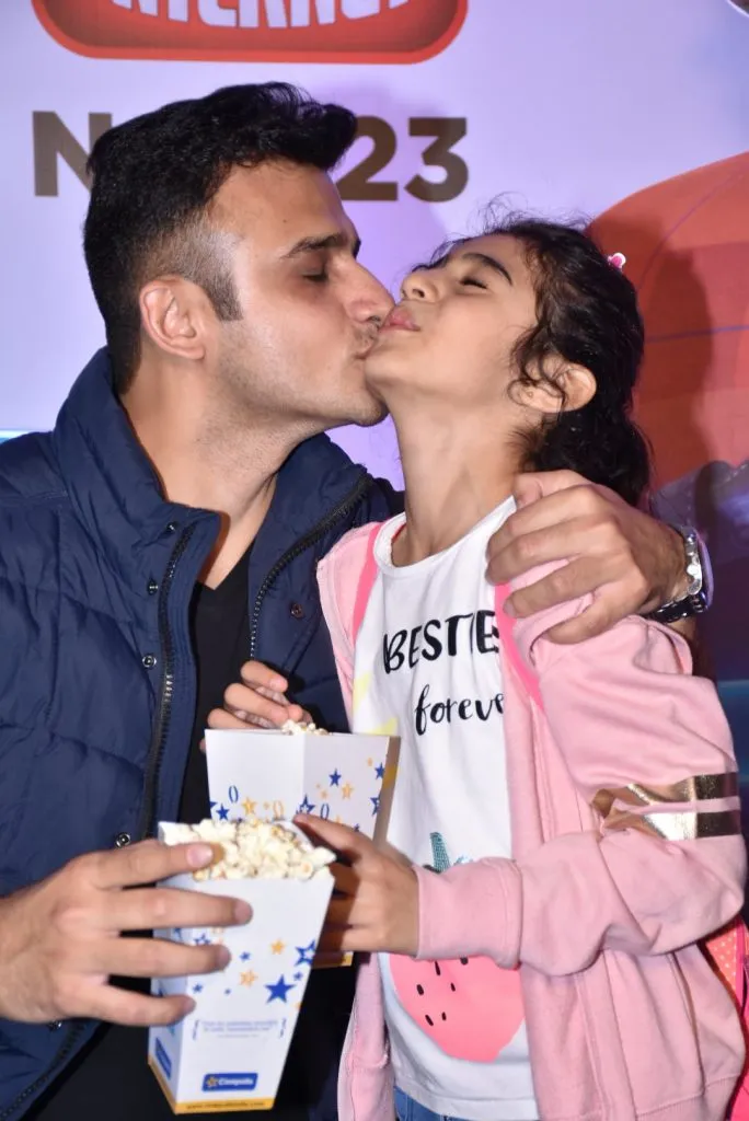 Romit Raj with his daughter Reha