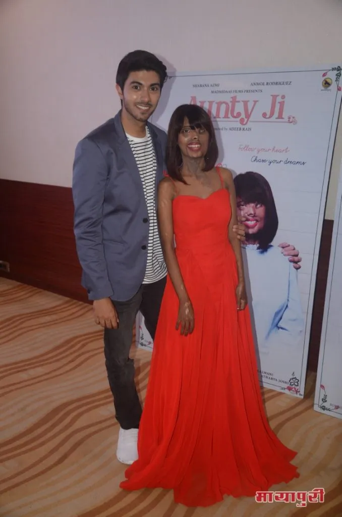 Director Adeeb Rais with Anmol Rodriguez 