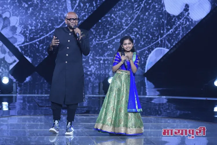 Benny Dayal with the contestant - Somya Sharma