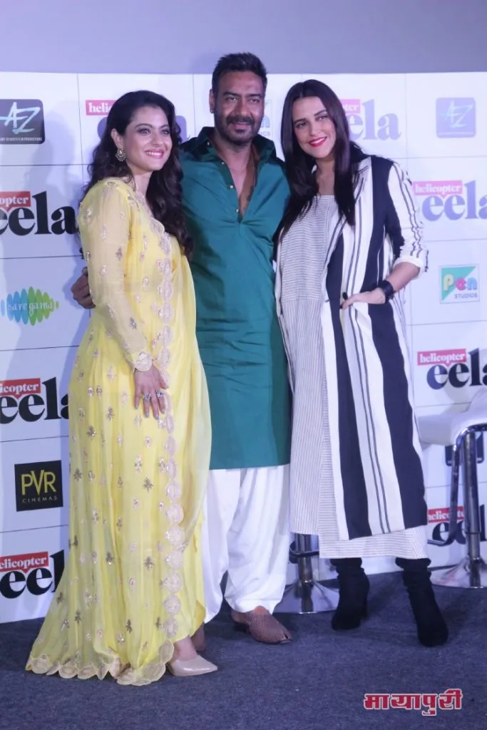 Kajol, Ajay Devgan, Neha Dhupia