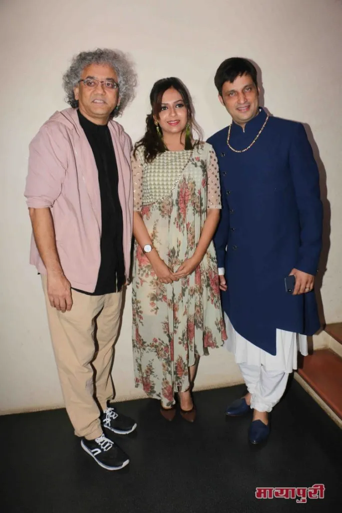Taufiq Qureshi with Mugdha Mane and Sandip Mahavir