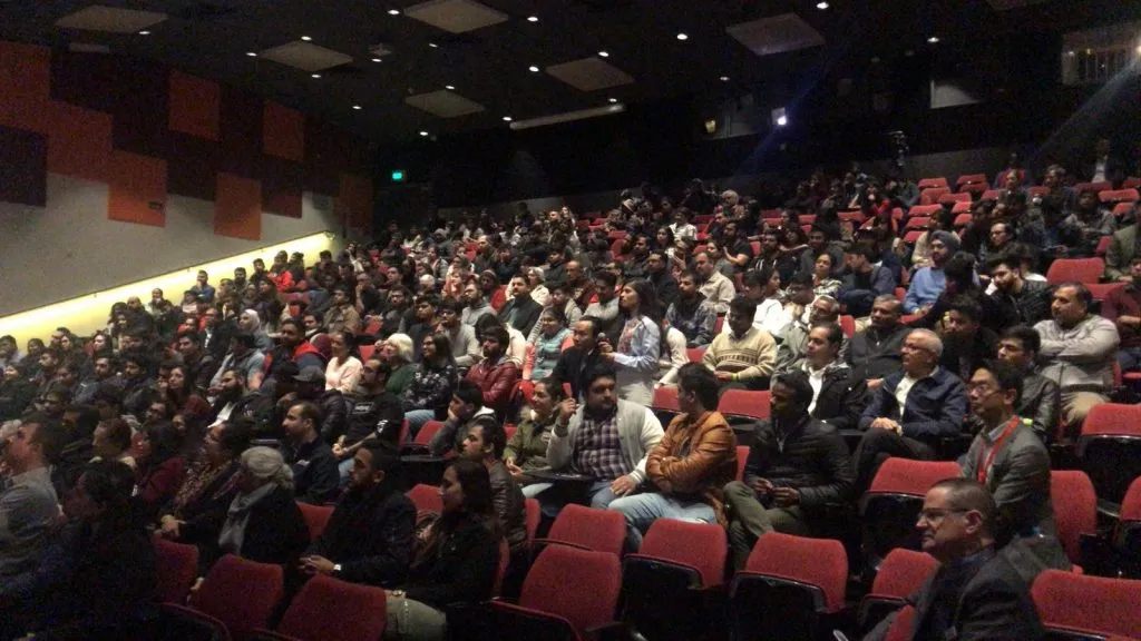 Students from La Trobe University in Melbourne for the special screening of Sanju