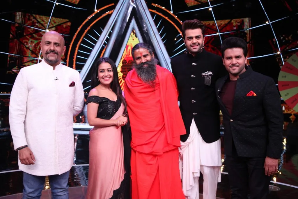 Vishal Dadlani, Neha Kakkar, Baba Ramdev, Maniesh Paul, Javed Ali