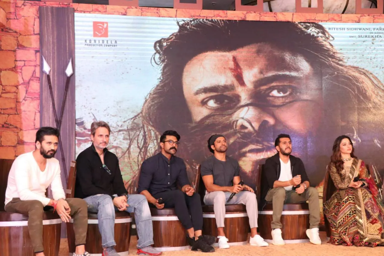 मुंबई में लॉन्च हुआ में तेलुगु फिल्म सई रा नरसिम्हा रेड्डी का टीज़र