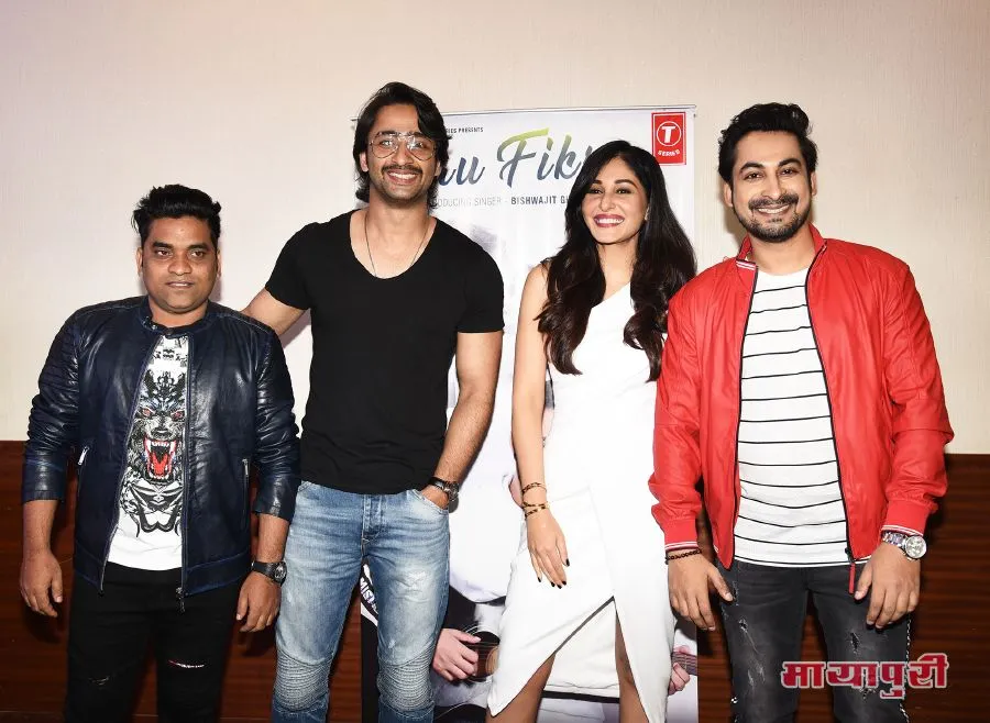 Rohit Singh, Shaheer Sheikh, Pooja Chopra and Bishwajit Ghosh at the launch of Bishwajit Ghosh