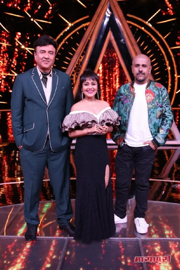 Anu Malik, Neha Kakkar & Vishal Dadlani for the premier episode of Indian Idol 10