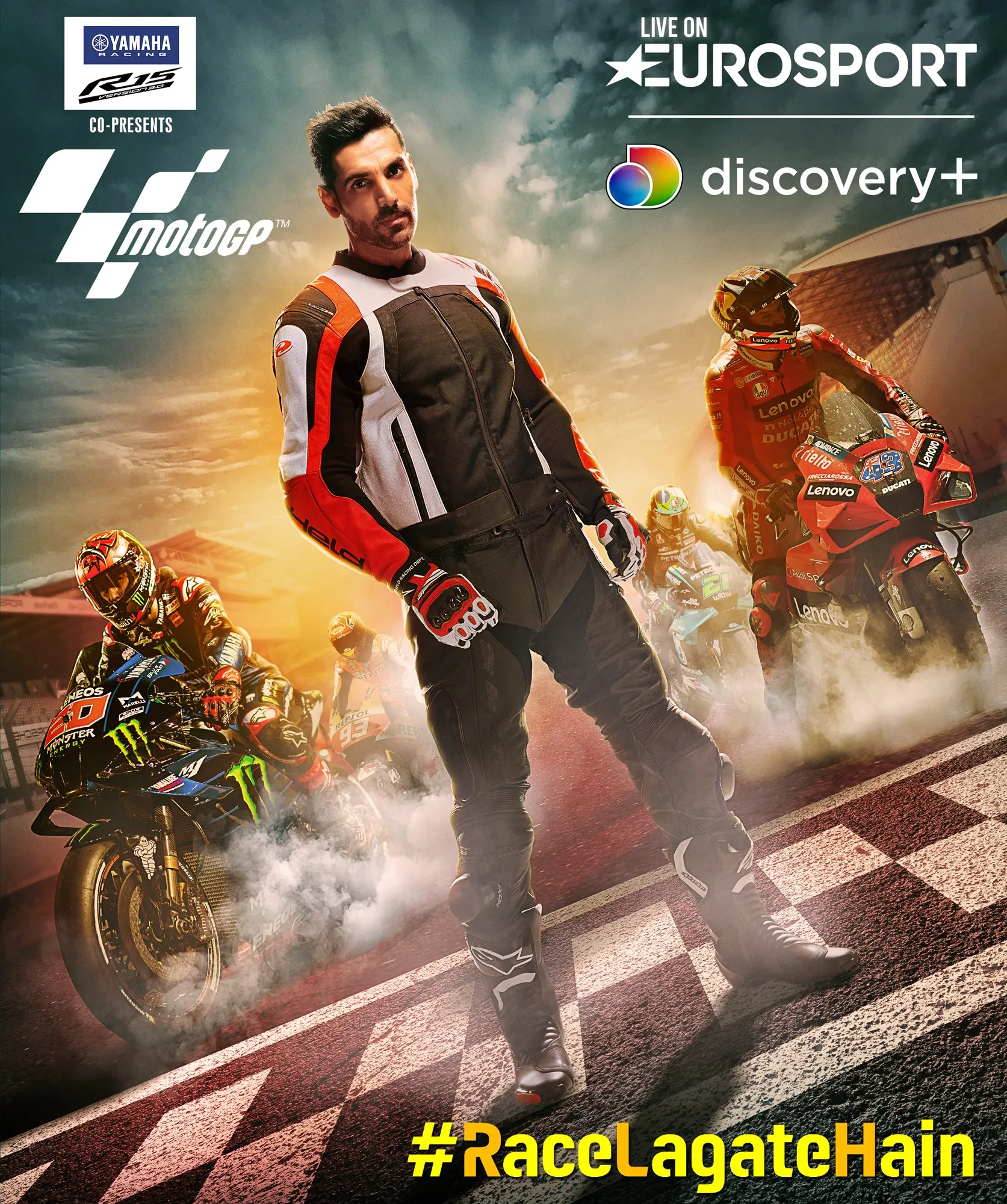 जॉन अब्राहम के साथ "रेस लगाते है" का उद्देश्य दुनिया की सबसे बड़ी रेस के साथ भारतीयों में रेसिंग के जुनून को एक साथ लाना है - MotoGP