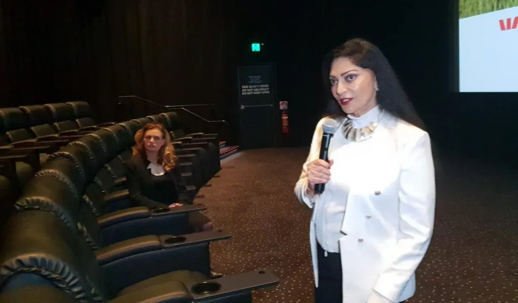 Simi Garewal at the special screening of Siddhartha in Melbourne 