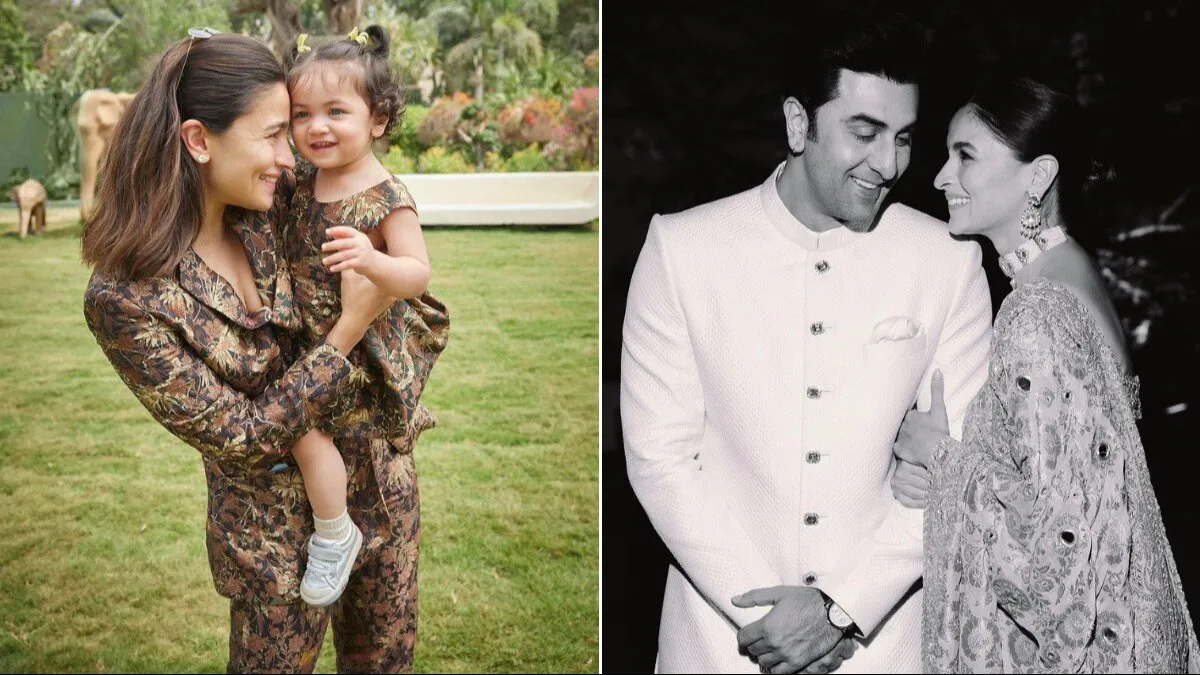 Alia Bhatt twins with Raha, drops dreamy pic with Ranbir Kapoor from Ambani  bash - India Today