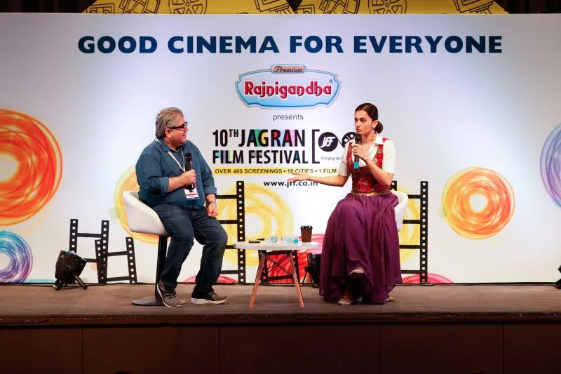 10 वें जागरण फिल्म फेस्टिवल के दिल्ली चैप्टर के समापन दिवस में शामिल हुए तापसी पन्नू और ईशान खट्टर