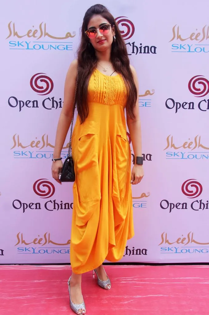 Celebs at the launch of Open China & Sheesha Sky Lounge