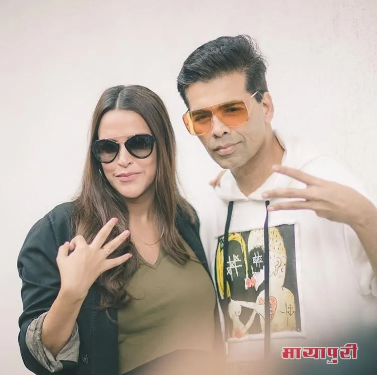 Neha Dhupia, Karan Johar