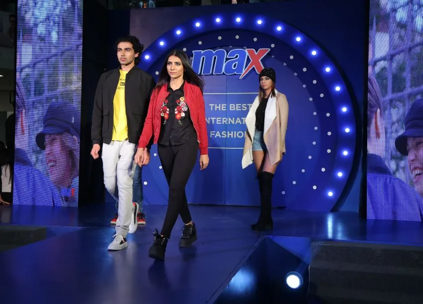 Models walk the ramp in Max Winter Collection 2018
