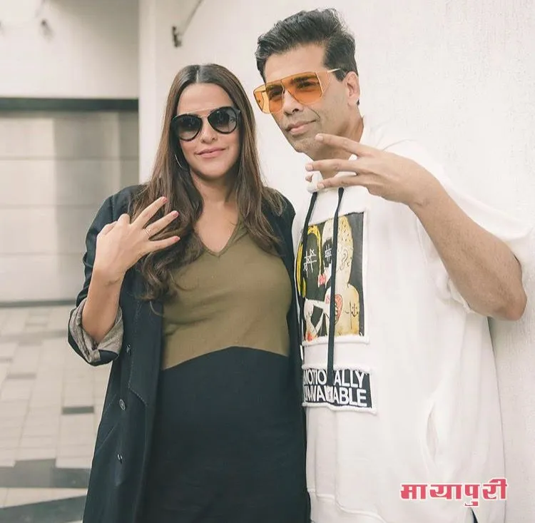 Neha Dhupia, Karan Johar