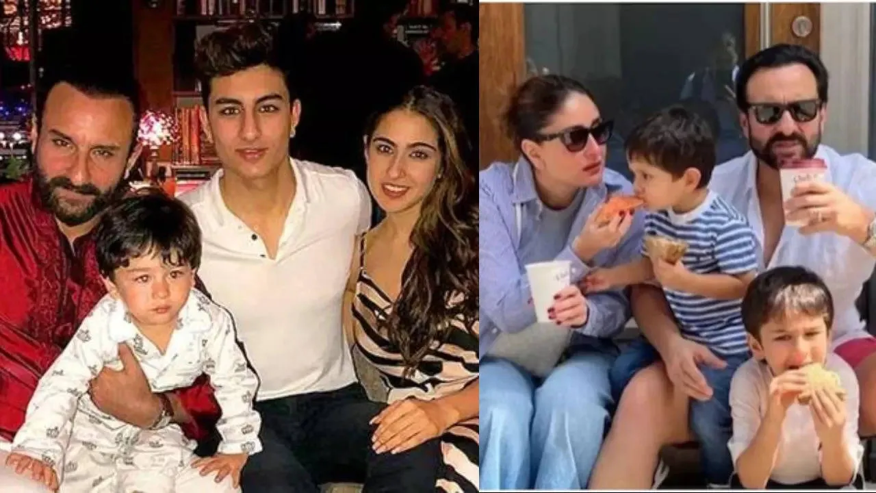When Kareena Kapoor Khan spoke about how Saif Ali Khan balances his time  between his four kids Sara Ali Khan, Ibrahim, Taimur and Jeh - Times of  India