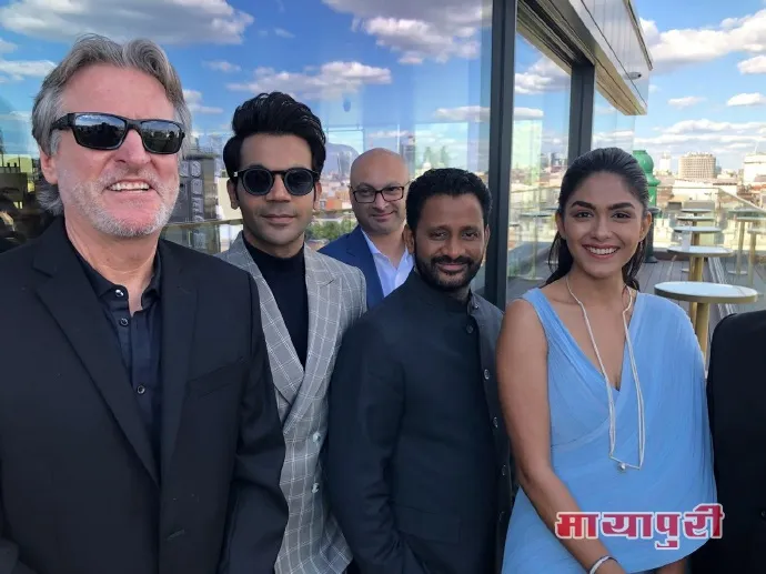 David Womark, Rajkumar Rao, Resul Pookutty, Mrunal Thakur