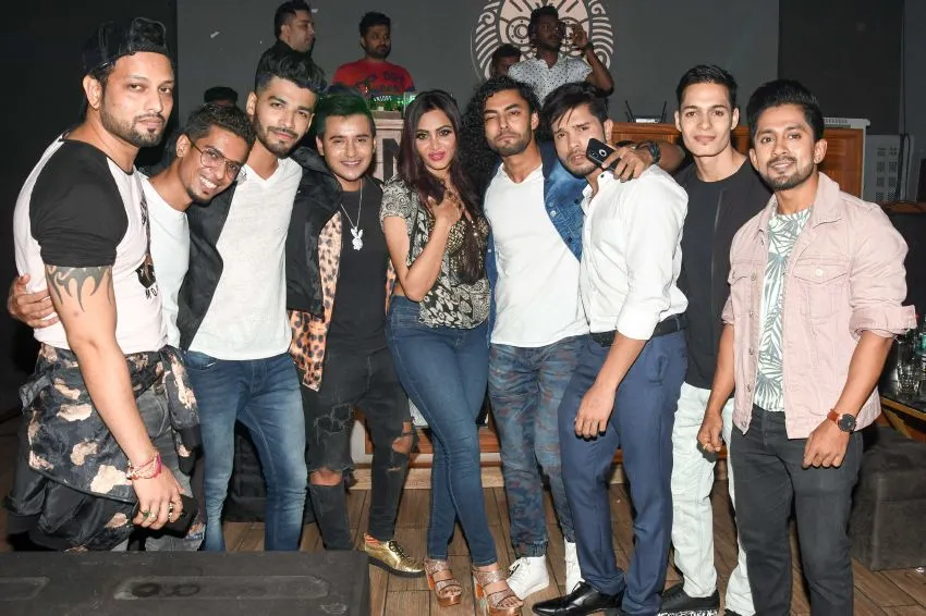 Aditya Singh Rajput with Arshi Khan, Azaan zafar, Aarvee verma, Aditya Singh Rajput, Ovais Khan, Dev 