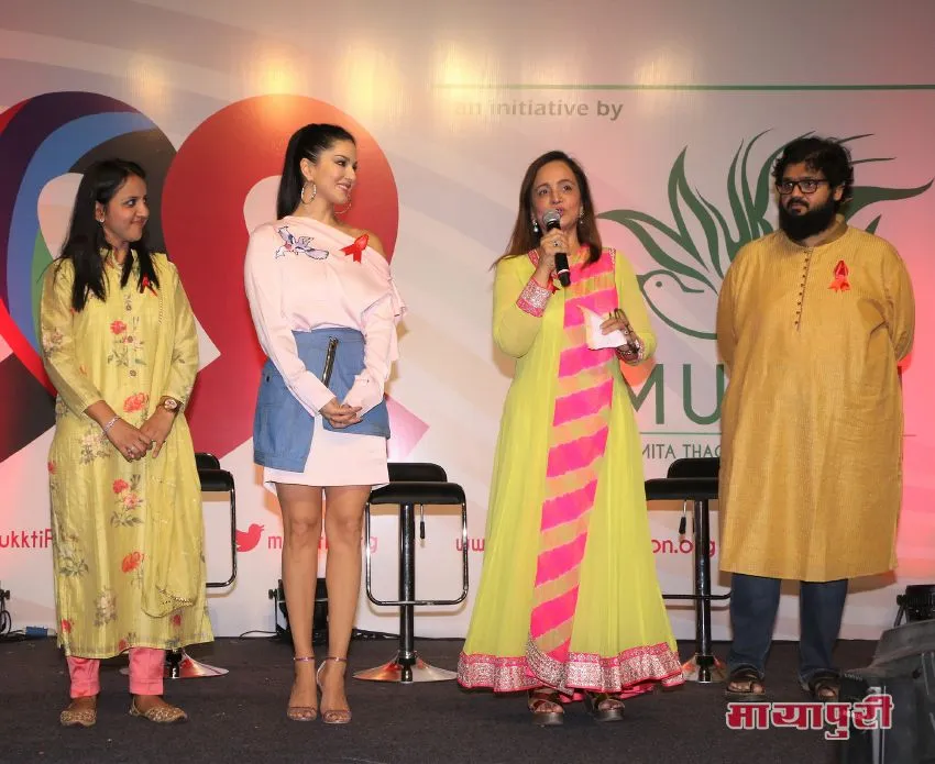 Dr.Trupti Gilada, Sunny Leone, Smita Thackeray & Rahul Thackeray