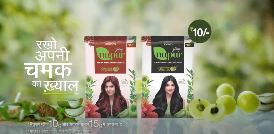 Godrej Nupur Henna Review Nupur Henna For Hair Color मेहंदी लगाने से बालों  का क्या हाल होता है! - YouTube