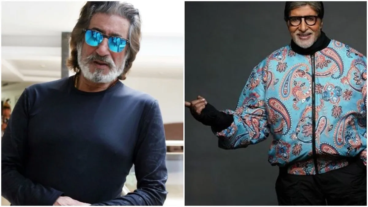 Shakti Kapoor and Amitabh Bachchan